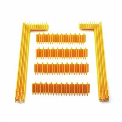 Rumen okvir stopnice tekočih stopnic SJEC